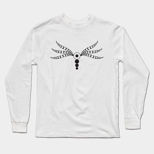 Saiken - Black Long Sleeve T-Shirt by MysticWings